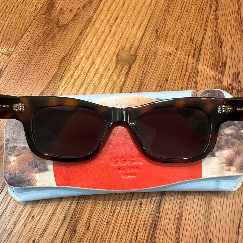 Garrett Leight Brown Sunglasses Woz - Picture 4 of 7
